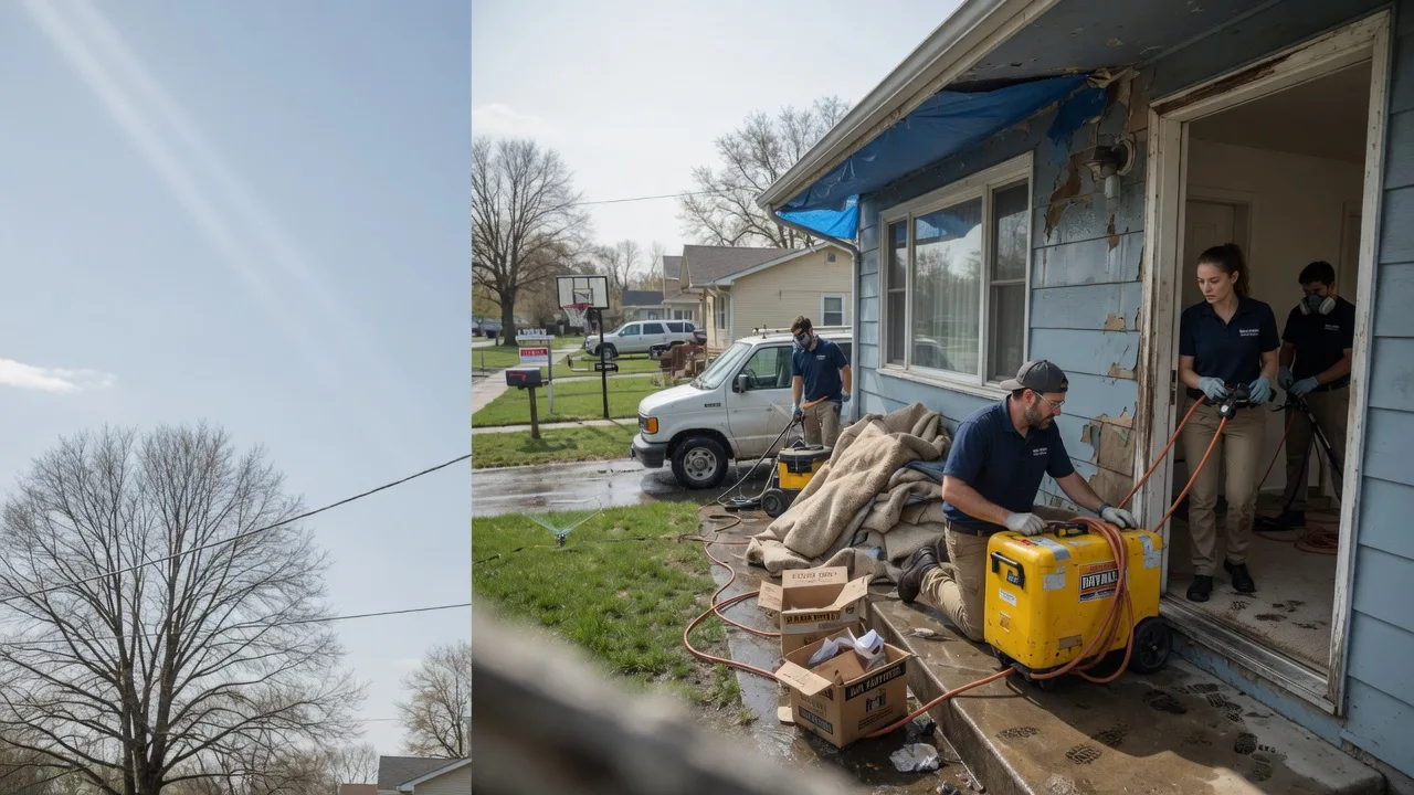 Basement Flood Cleanup in Wright City, MO near me